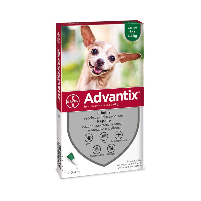 Advantix® Spot-on per cani fino a 4 kg