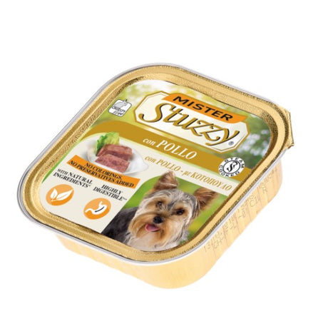 Mister Stuzzy Dog cibo per cane 150 gr in vaschetta