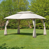 Pompei - Garden gazebo with curtains