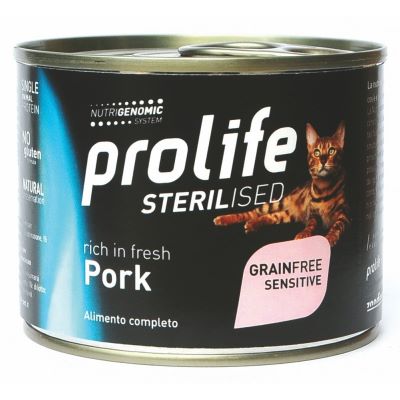 Prolife cat sterilized Grain Free sensitive wet cat 200gr