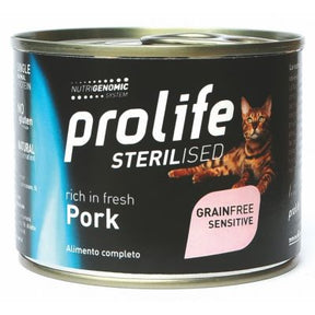 Prolife cat sterilised Grain Free sensitive umido gatto 200gr - Iperverde