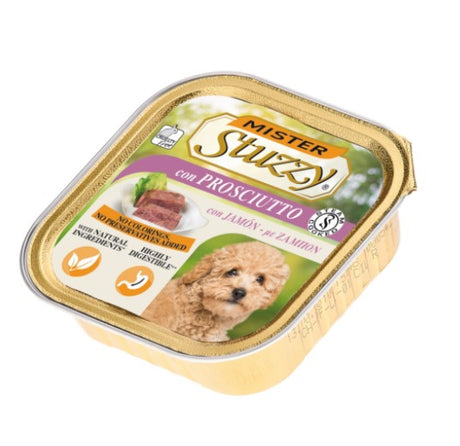 Mister Stuzzy Dog cibo per cane 150 gr in vaschetta