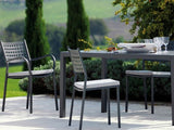 Quatris Outdoor Tisch 160x80 cm Anthrazit Metall