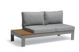 Modular garden lounge in aluminum - Bellini