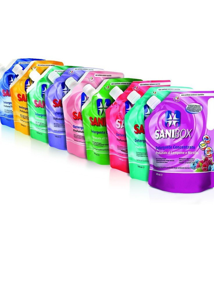 Sanibox perfumed sanitizing detergent 1 lt