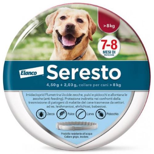 Seresto - Pesticide Collar for Dogs over 8 kg