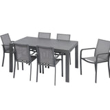 Set pranzo da giardino allungabile da 6 a 12 posti - modello Max