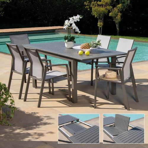 Set pranzo da giardino da 6 a 8 posti - modello Twist