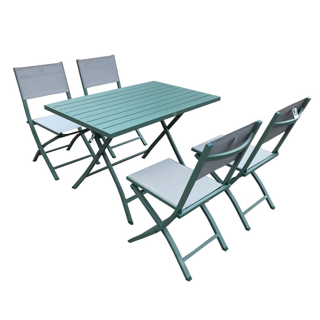 Shelly - Set pranzo da balcone pieghevole