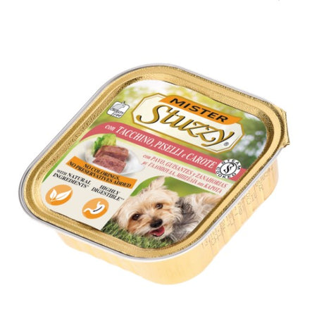 Mister Stuzzy Dog cibo per cane 150 gr in vaschetta