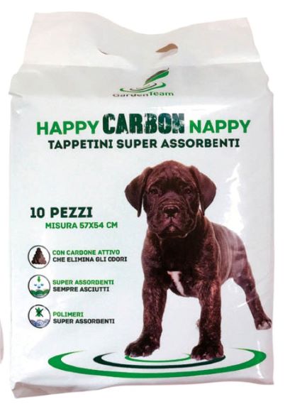 Absorbent Pad Carbon for dog 57x54 cm 10 pieces