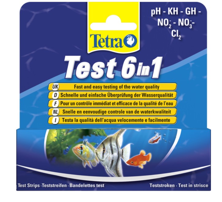 Tetra Test strisce 6 in 1 con 25 strisce