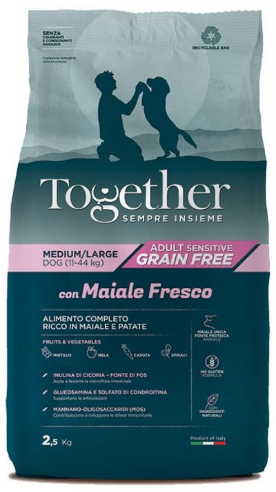 Together cane adult medium / large Grainfree with Fresh Pork