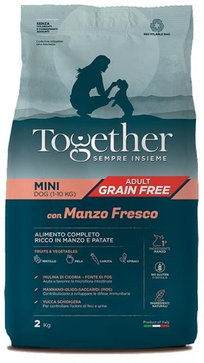 Together dog adult mini Grainfree with Fresh Beef