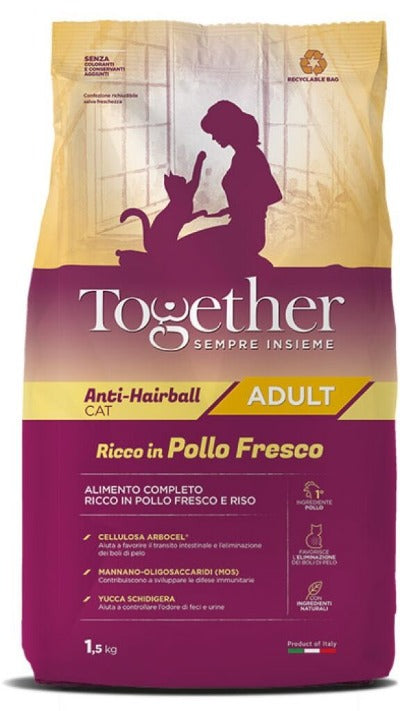 Together cat adult Anti-Hairball with fresh chicken