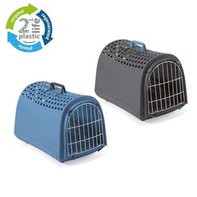 Trasportino per cani e gatti Linus Second Life plastic - Iperverde