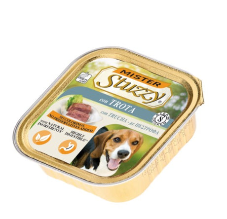 Mister Stuzzy Dog cibo per cane 150 gr in vaschetta