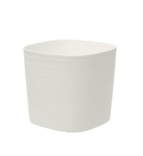 Vaso Capri Tera in plastica riciclata colore bianco - Iperverde