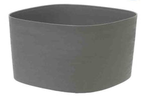 Vaso quadrato Rodi Tera in plastica riciclata 37cm - Iperverde