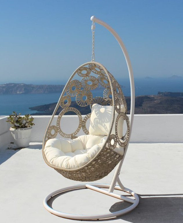 Wanda - Garden suspended nest rocking chair