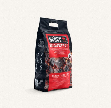 Weber - Bricchetti di carbone sacco 4 kg certificati FSC - Iperverde