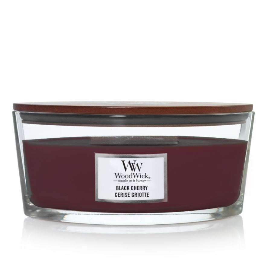 Woodwick candela black cherry