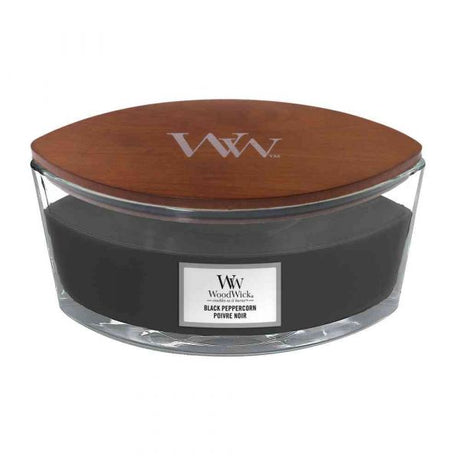 Woodwick Kerze mit schwarzen Pfefferkörnern