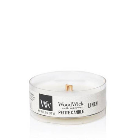 Woodwick candela linen