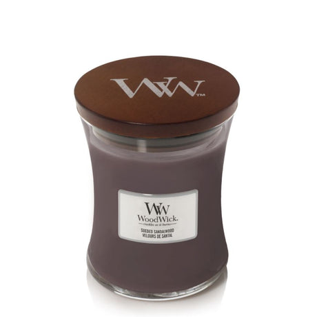 Woodwick candle sueded sandalwood