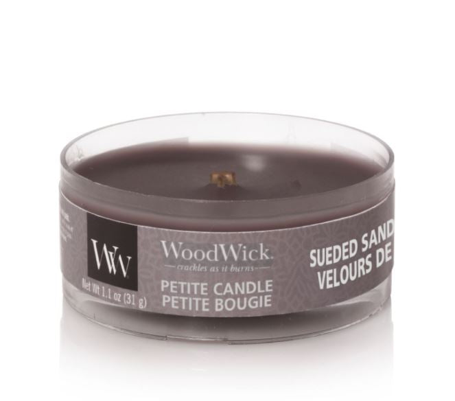 Woodwick candle sueded sandalwood