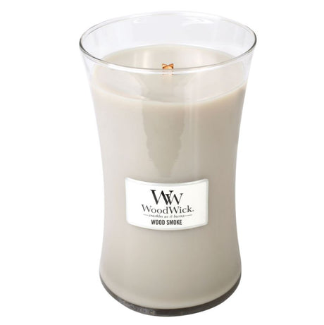 Woodwick candle wood smoke