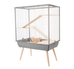 Zolux - Gabbia neo cosy grigio per grandi roditori - Iperverde